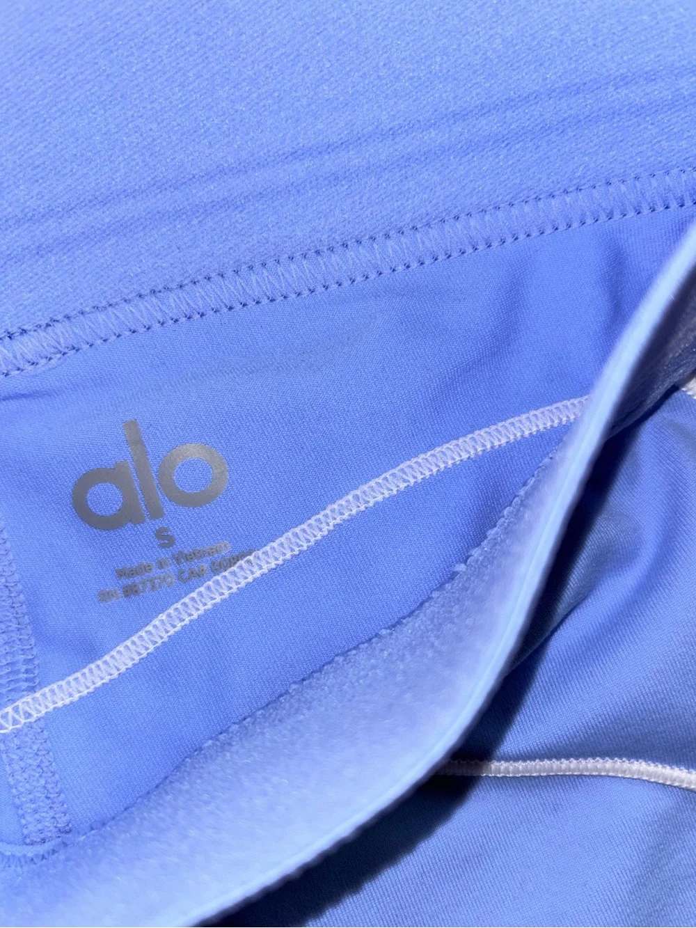 ALO Yoga Blue Sports Bra & Leggings Set